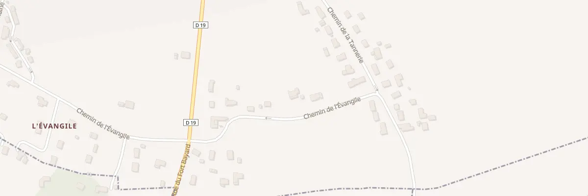 Plan du 197C Les Places à Branne