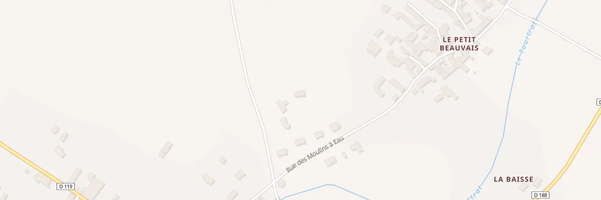 Plan du 19 Rue des Moulins A Eaux à Courbillac