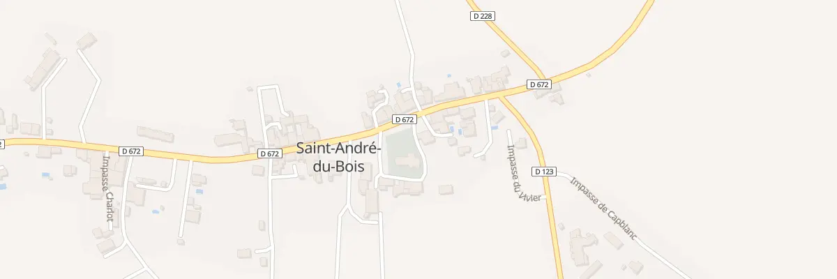 Plan du 14 Le Bourg Sud à Saint-André-du-Bois