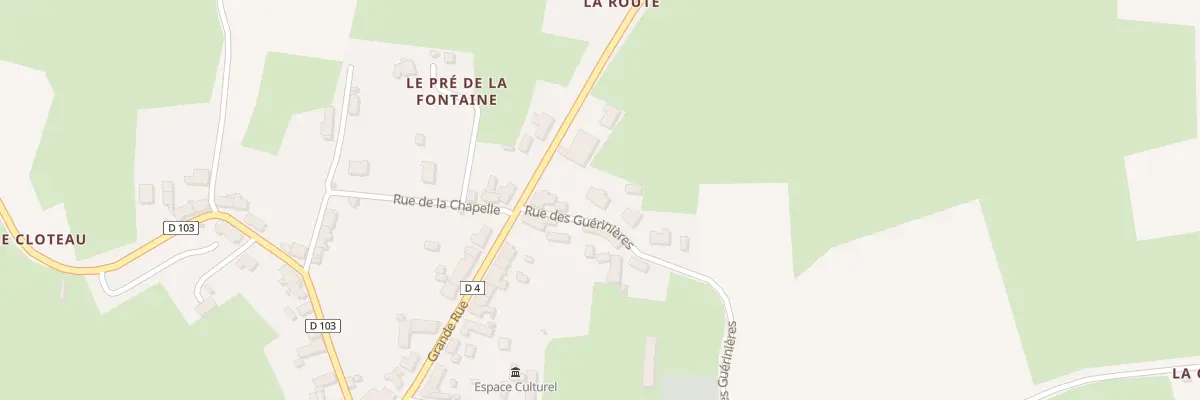 Plan du 5 Rue des Guérinières à Parennes