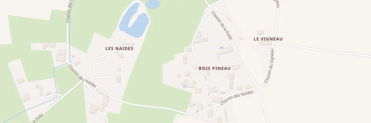 Plan du 2 Chem de Bois Pineau à Souvigné