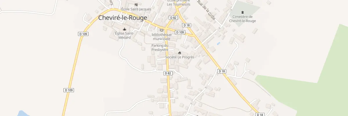 Plan du 7 Rue des Langottières à Baugé-en-Anjou
