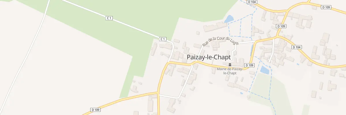 Plan du 28 Rue de la Mairie à Paizay-le-Chapt