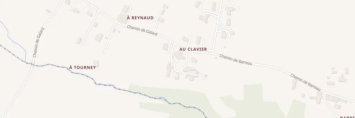 Plan du 1 Che du Clavier à Cessac