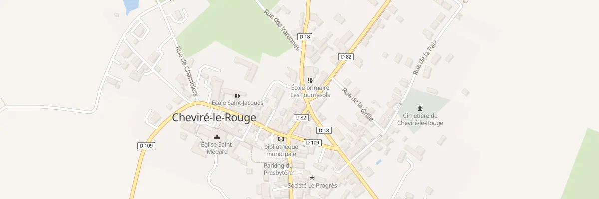 Plan du 1 Rue Marcel Dupré à Baugé-en-Anjou