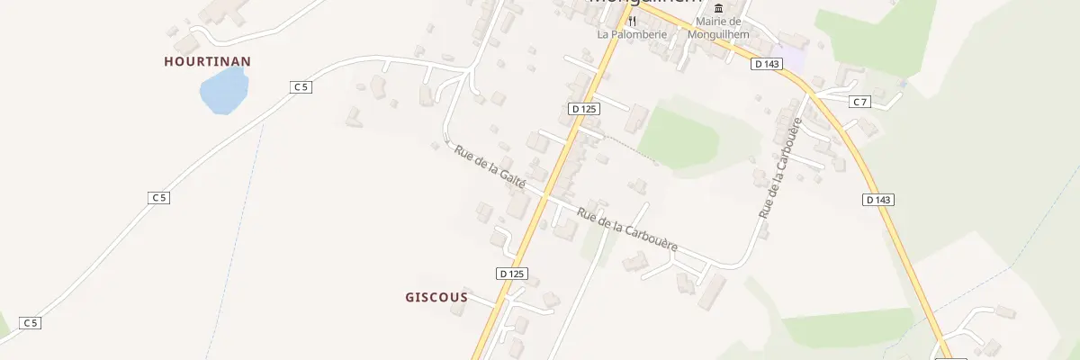 Plan du 12 Rue d’Espagne à Monguilhem
