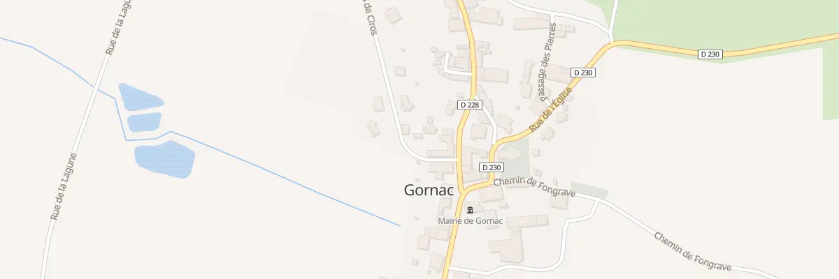 Plan du 3B Rte de Coirac à Gornac