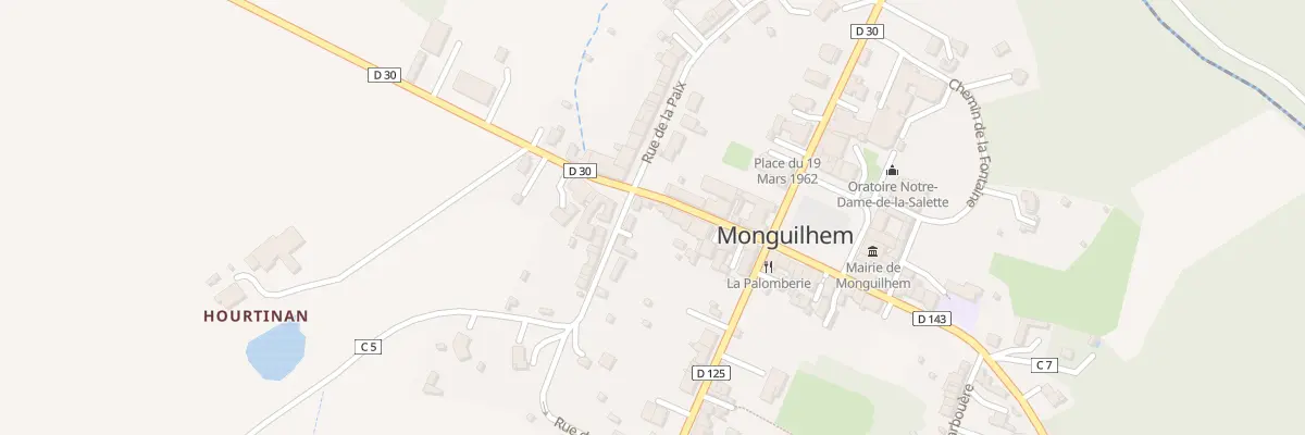 Plan du 11 Rue de Gascogne à Monguilhem
