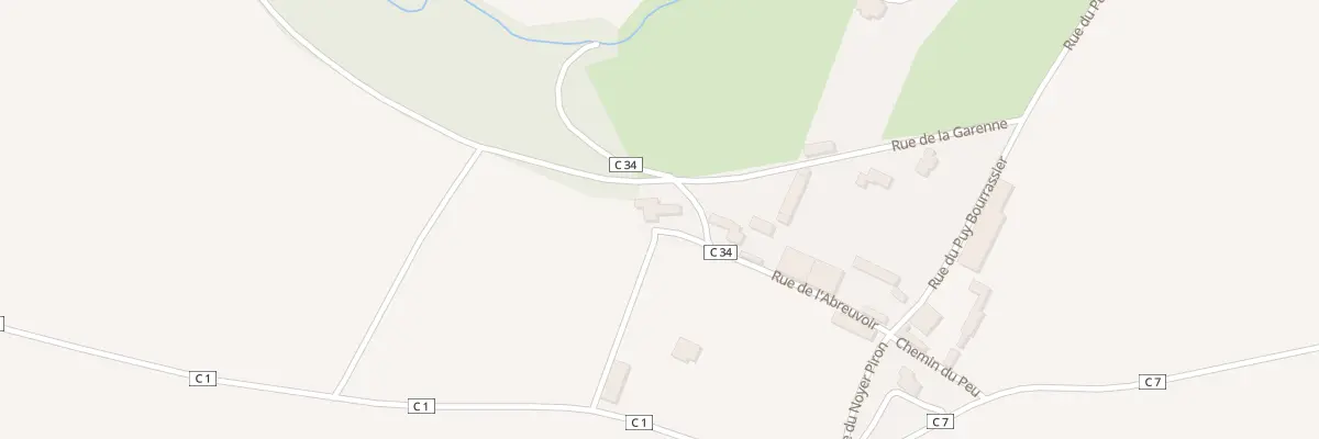 Plan du 1 Che de la Garenne Mazières à Melle