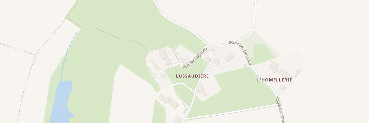 Plan du 10 Lussaudiere Prailles à Prailles-La Couarde