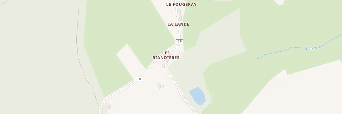 Plan du 5343 Les Riaudieres à Rouessé-Vassé