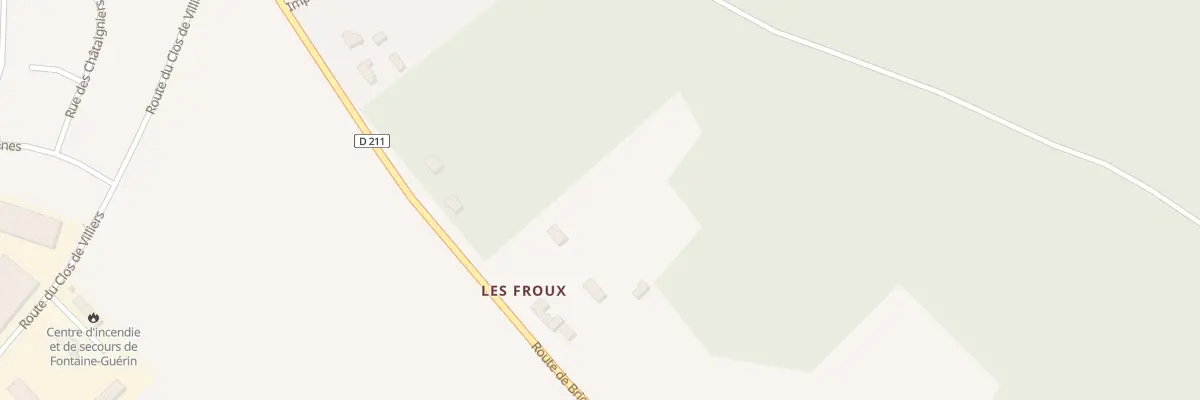 Plan du 538 Rte de Brion aux Bois d’Anjou