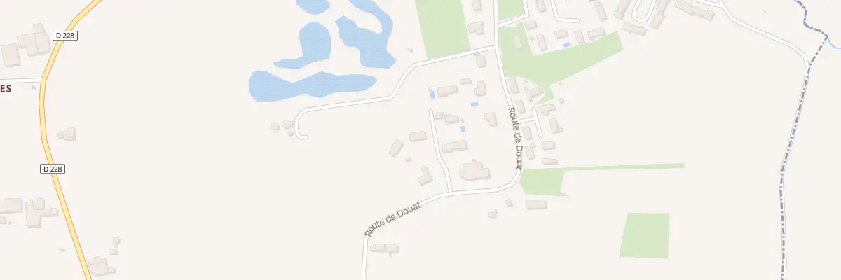 Plan du 2A Rte de Douat à Saint-Pierre-d’Aurillac