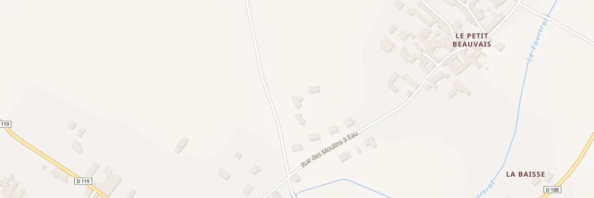 Plan du 17 Rue des Moulins A Eaux à Courbillac