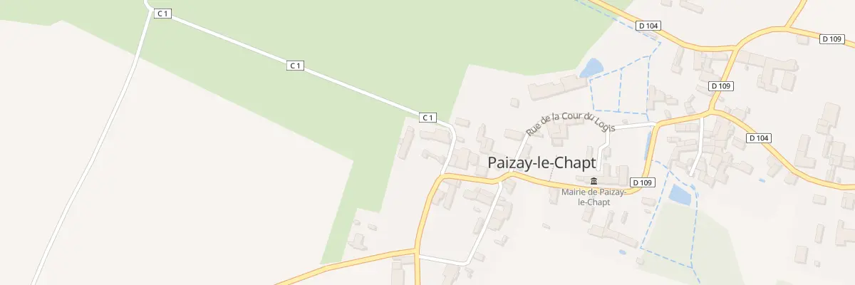 Plan du 1 Rue du Pre Fouquet à Paizay-le-Chapt