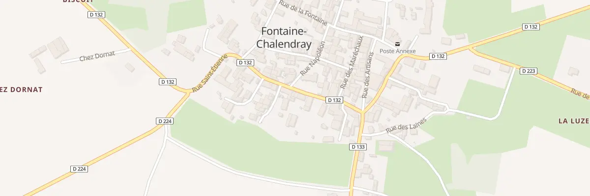 Plan du 5183 Le Bourg à Fontaine-Chalendray