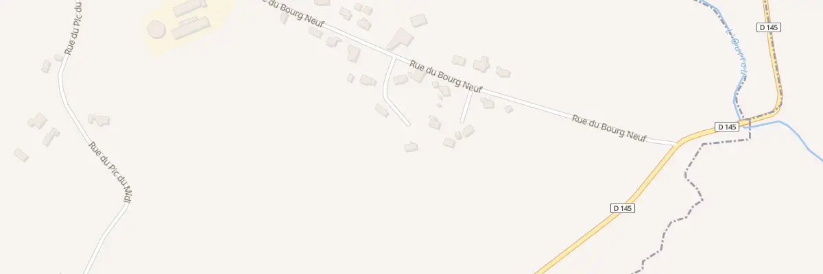 Plan du 15 Rue du Bourgneuf à Lucgarier