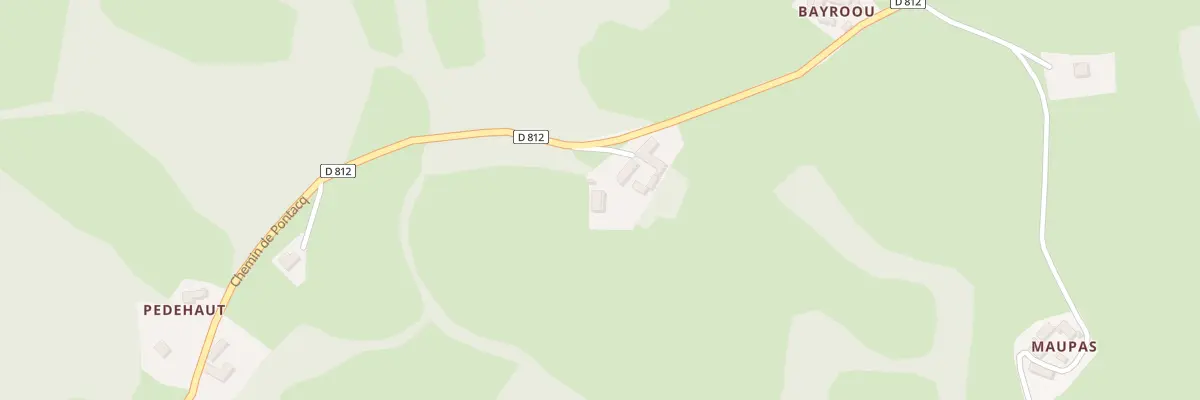 Plan du 9217 Che de Pontacq à Montaut
