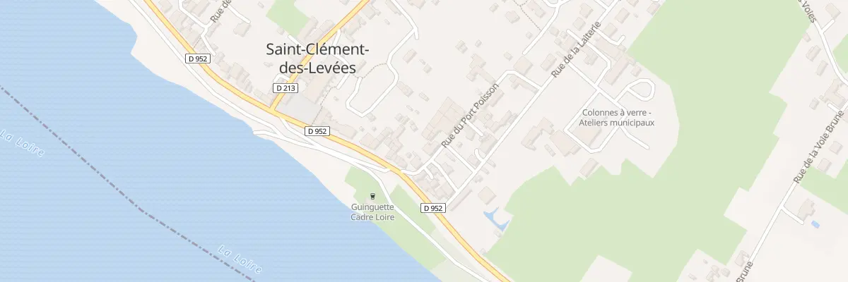 Plan du 3 Rue du Port Poisson à Saint-Clément-des-Levées