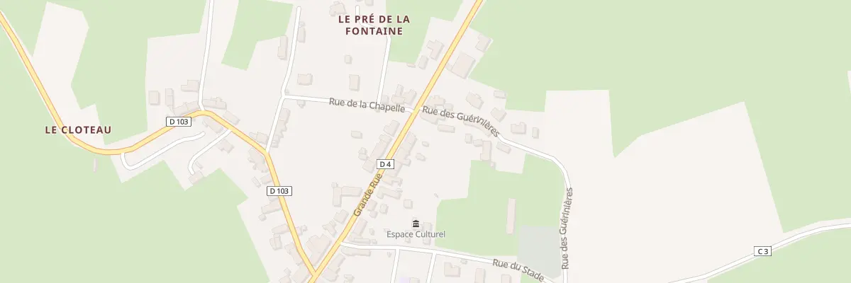 Plan du 7 Grande Rue à Parennes