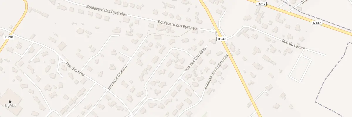 Plan du 11 Rue des Camélias à Soumoulou