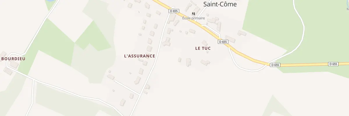 Plan du 10 Le Tuc à Saint-Côme