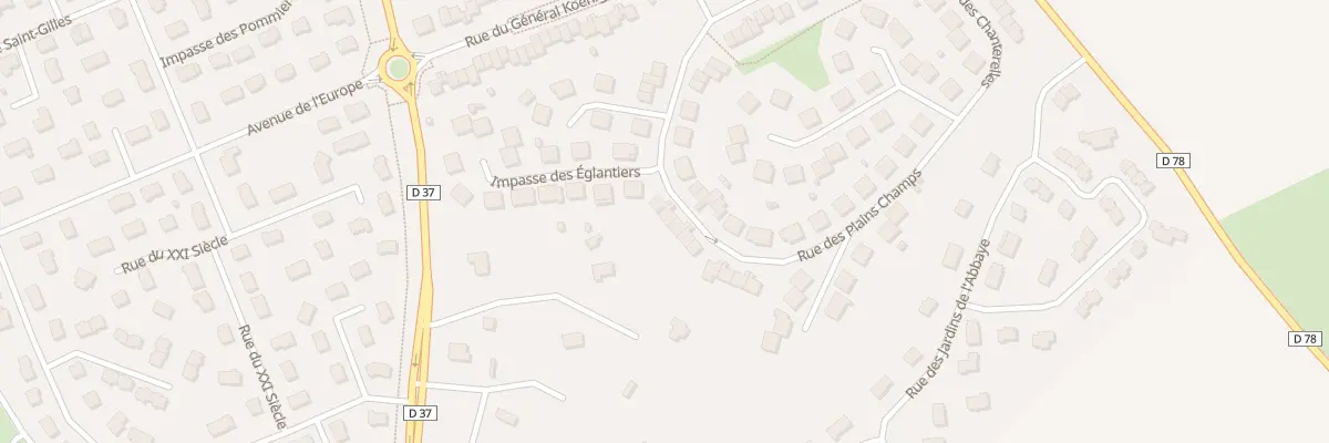 Plan du 8 Rue des Plains Champs à Troarn