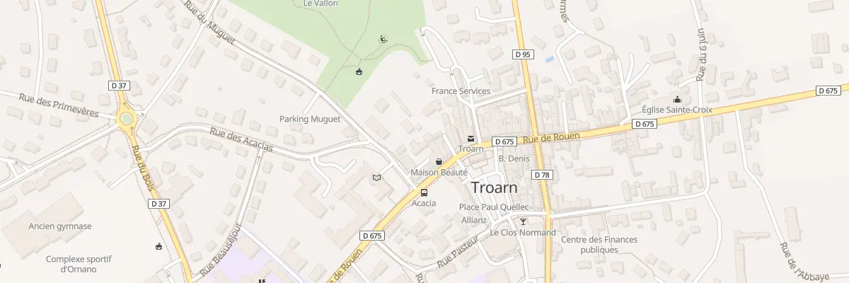 Plan du 4 Rue des Acacias Troarn à Troarn