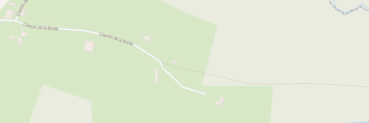 Plan du 5 La Borde à Cazats