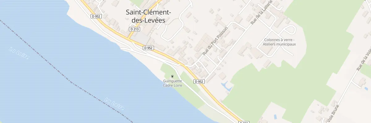 Plan du 23 Vc Port Poisson à Saint-Clément-des-Levées