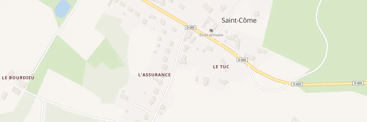 Plan du 8 Le Tuc à Saint-Côme