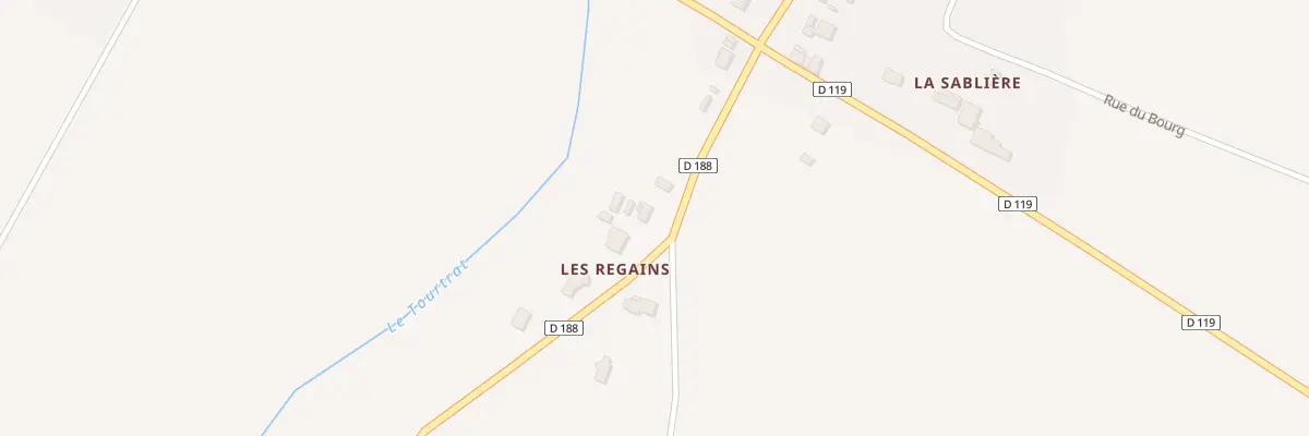Plan du 6 Rue du Loup Pendu à Courbillac