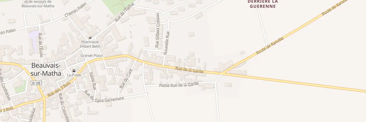 Plan du 31 Rue de la Garde à Beauvais-sur-Matha