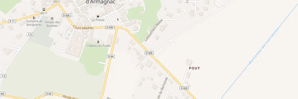 Plan du 261 Av de l’Armagnac à Labastide-d’Armagnac
