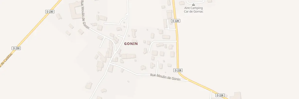 Plan du 6 Moulins de Gonin à Gornac