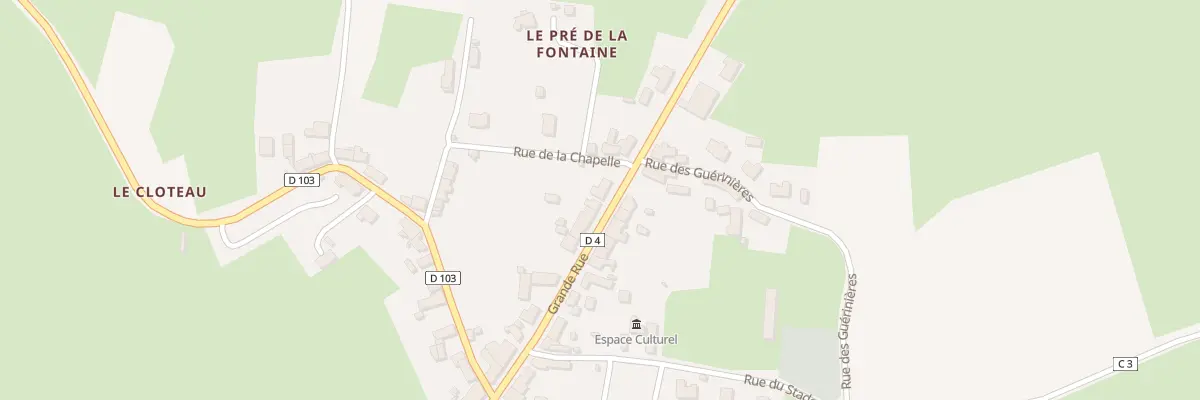 Plan du 6 Grande Rue à Parennes