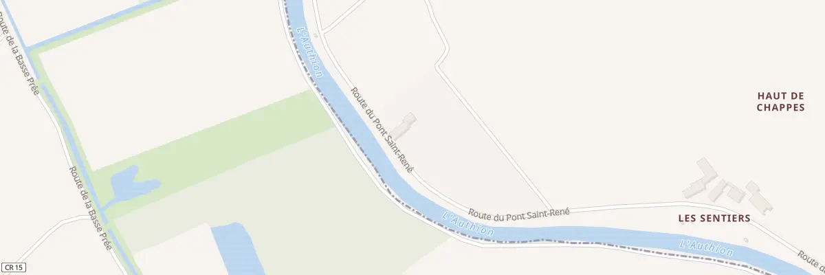 Plan du 1048 Rte du Pont Saint René à Longué-Jumelles