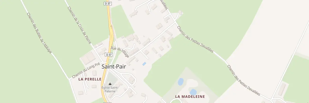Plan du 106 Rue du Village à Saint-Pair