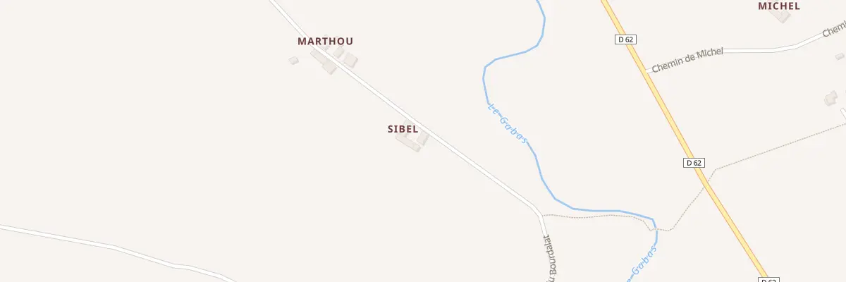 Plan du 44 Che du Bourdalat à Sedzère