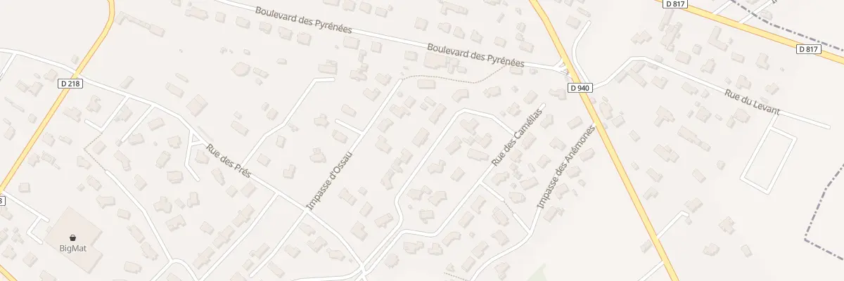 Plan du 34 Rue des Camélias à Soumoulou
