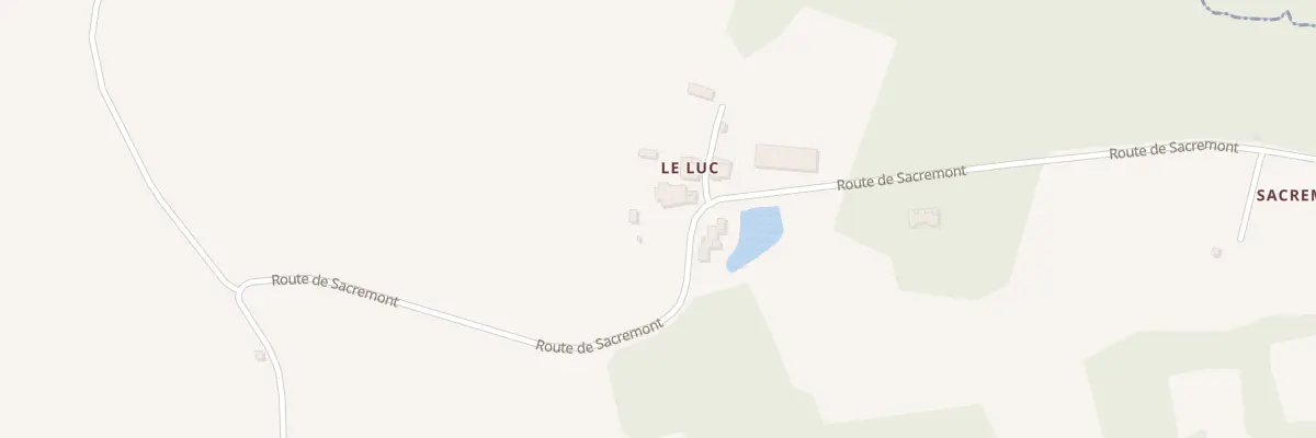 Plan du 6 Rte de Frontenac à Baigneaux