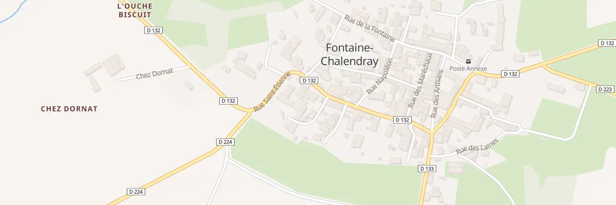 Plan du 5069 Le Bourg à Fontaine-Chalendray