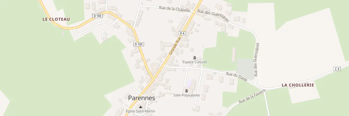 Plan du 21 Grande Rue à Parennes