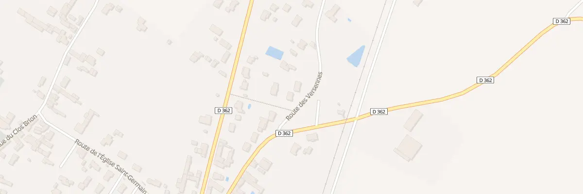 Plan du 7 Rte des Versennes à Brion-près-Thouet