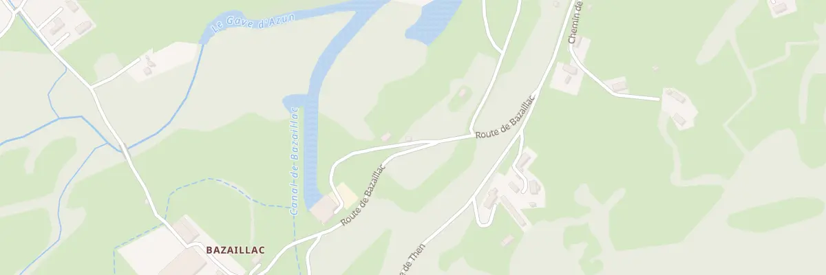 Plan du 5 Rte de Bazaillac à Aucun
