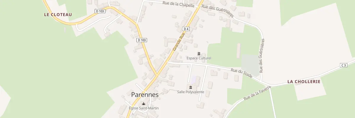 Plan du 23 Grande Rue à Parennes