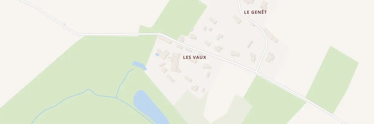 Plan du 8 Les Vaux à Beaussais-Vitré