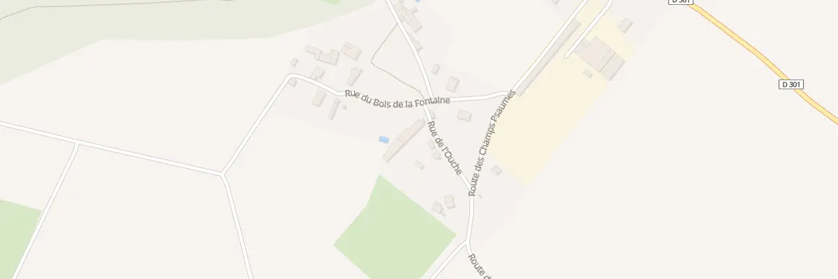 Plan du 7 Rue de l’Ouche le Bourg à Melle