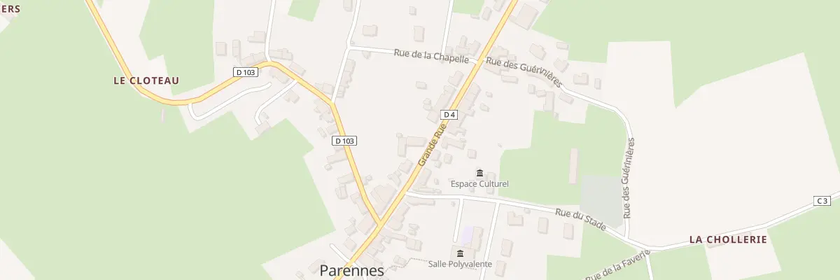 Plan du 14 Grande Rue à Parennes