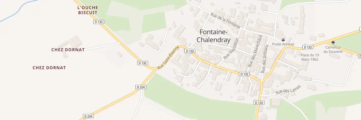 Plan du 14 Imp Rene Hubert à Fontaine-Chalendray